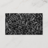 Gun Ammo Feuerwaffen Schieferschieferwaren Visitenkarte (Rückseite)