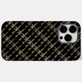 Gun Camouflage GI Rifle Black Sepia Case-Mate iPhone Hülle (Rückseite (Horizontal))