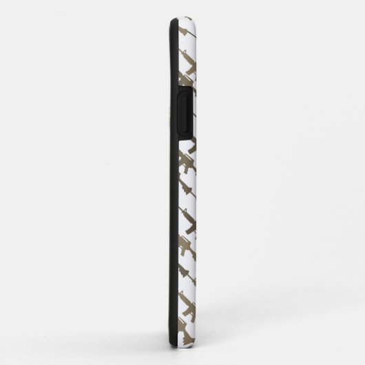 Gun Camouflage GI Rifle Cool Sepia Case-Mate iPhone Hülle (Hinten/Rechts)