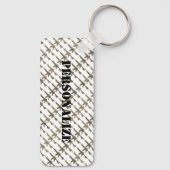 Gun Camouflage GI Rifle Cool Sepia Schlüsselanhänger (Rückseite)