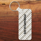 Gun Camouflage GI Rifle Cool Sepia Schlüsselanhänger (Vorderseite)