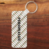 Gun Camouflage GI Rifle Cool Snowy Schlüsselanhänger (Rückseite)