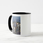Gun-Crew in Siegesformation - US-Marine Tasse (Vorderseite Links)