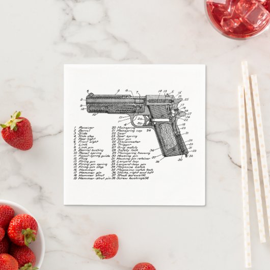 Gun Diagramm V2 Serviette (Beispiel)