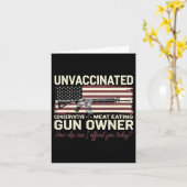 Gun Eigentümer US Flagge Änderung konservativen Ge Karte (Gelbe Blume)