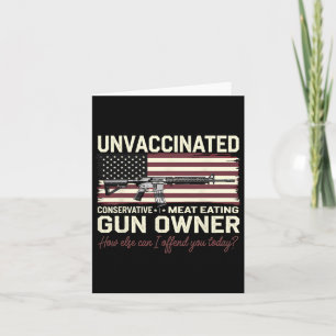 Gun Eigentümer US Flagge Änderung konservativen Ge Karte
