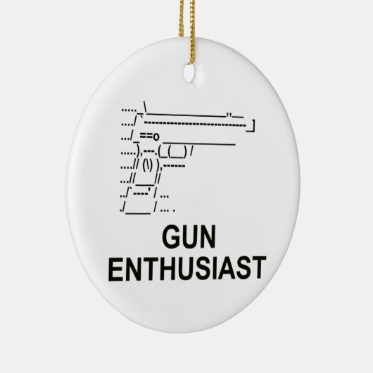 Gun Enthusiast Keramikornament (Rechts)