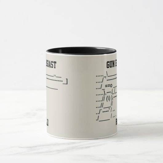 Gun Enthusiast Symobol Tasse (Zentrum)