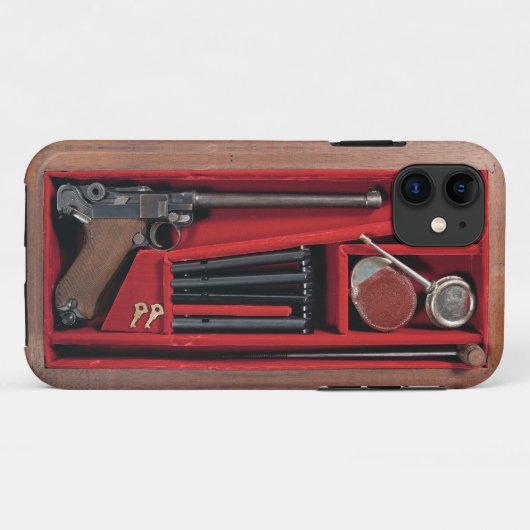 Gun-Fall 001 Case-Mate iPhone Hülle (Rückseite (Horizontal))