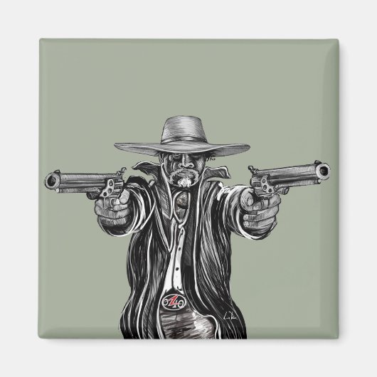 Gun Fighter Magnet (Vorne)