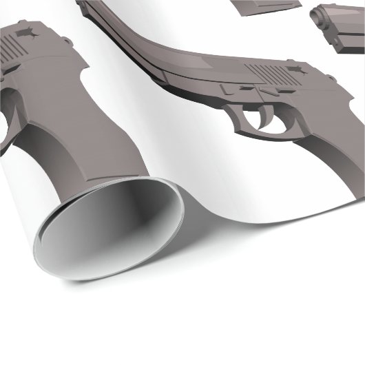 Gun Geschenkpapier (Rolleneckpunkt)