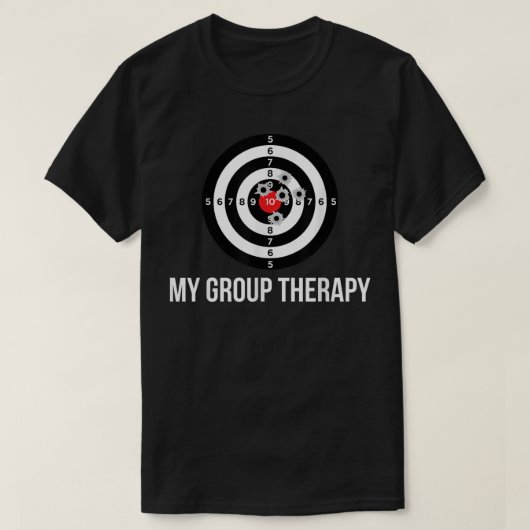 Gun , Group Therapy Shooting Range T-Shirt (Design vorne)