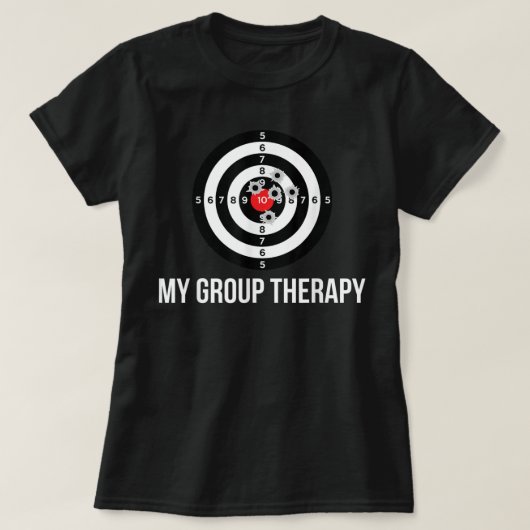 Gun, Gruppe Therapieschießbereich T-Shirt (Design vorne)