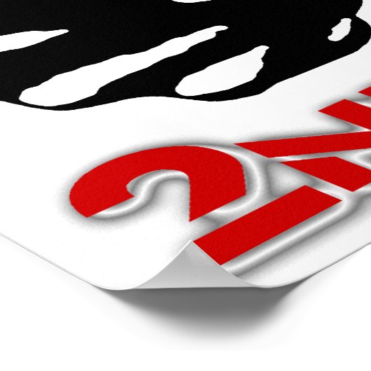 Gun in meiner Hand! Poster (Ecke)