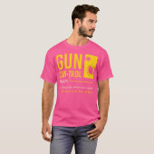 Gun-Kontrolle Definition I Funny Gun Sprichwort I  T-Shirt (Vorne ganz)