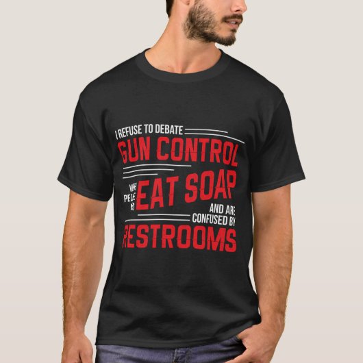 Gun Kontrolle Gun Rights Pro Gun Debatten 2. T-Shirt (Vorderseite)