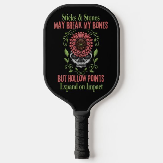 Gun Lover Pickleball Paddle Funny 2A Design (Vorderseite)