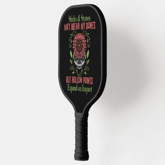 Gun Lover Pickleball Paddle Funny 2A Design (Links)