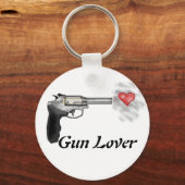Gun Lover Schlüsselanhänger (Vorderseite)