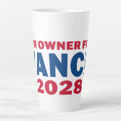 Gun Owner for Vance 2028 Milchtasse (Vorderseite)