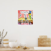 Gun Play Funny Poster (Küche)
