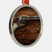 Gun-Police - True Grit Silbernes Ornament (Rechts)