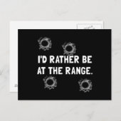 Gun Range Postkarte (Vorne/Hinten)
