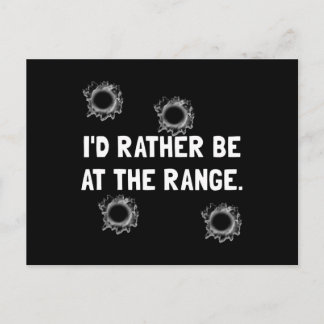 Gun Range Postkarte