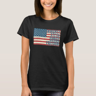 Gun Rose Rack Gun beeinflusst Gunpulver Gun Case T-Shirt