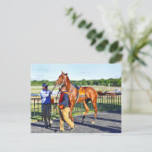 Gun Runner Postkarte (Stehend Vorderseite)