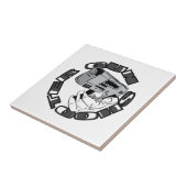 Gun Shooter-Abbildung Fliese (Seite)