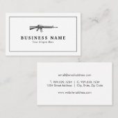 Gun Shop Business Card Visitenkarte (Vorne/Hinten)