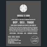 Gun Target, Gunsmith, Gunstore Werbung Flyer<br><div class="desc">Gun Target,  Gunsmith,  Gunstore Werbung Flyer durch den Business Card Store.</div>
