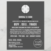 Gun Target, Gunsmith, Gunstore Werbung Flyer (Vorne)