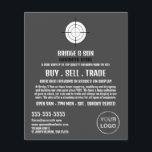 Gun Target, Gunsmith, Gunstore Werbung Flyer<br><div class="desc">Gun Target,  Gunsmith,  Gunstore Werbung Flyer durch den Business Card Store.</div>