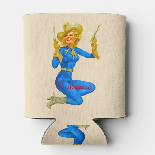 Gun-toting Button-up Cowgirl Thunder_Cove Dosenkühler (Rückseite)