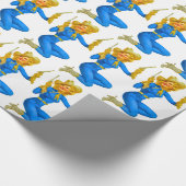 Gun-toting Button-up Cowgirl Thunder_Cove Geschenkpapier (Ecke)