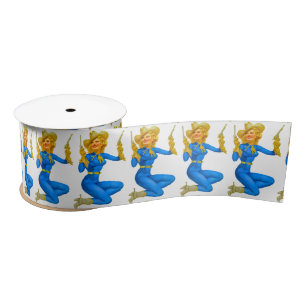 Gun-toting Button-up Cowgirl Thunder_Cove Satinband