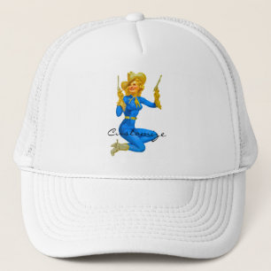 Gun-toting Button-up Cowgirl Thunder_Cove Truckerkappe