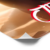 Gun Toting Santa Claus Weihnachten Poster (Ecke)