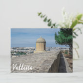 Gun turret auf alten Stadtmauern in Valletta, Malt (Stehend Vorderseite)