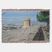 Gun turret auf alten Stadtmauern in Valletta, Malt Decke (Vorderseite)