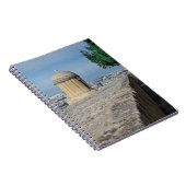 Gun turret auf alten Stadtmauern in Valletta, Malt Notizblock (Rechte Seite)