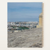 Gun turret auf alten Stadtmauern in Valletta, Malt Planer (Rückseite)