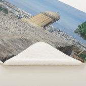 Gun turret auf alten Stadtmauern in Valletta, Malt Sherpadecke (3/4)