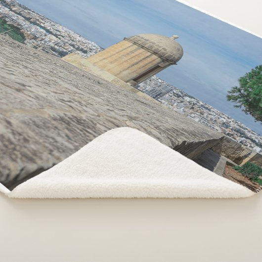 Gun turret auf alten Stadtmauern in Valletta, Malt Sherpadecke (3/4)