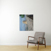 Gun turret auf alten Stadtmauern in Valletta, Malt Wandteppich (Beispiel)