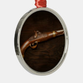 Gun - US Pistol Model 1842 Silbernes Ornament (Rechts)