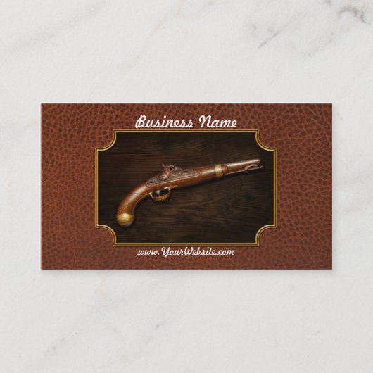 Gun - US Pistol Model 1842 Visitenkarte (Vorderseite)