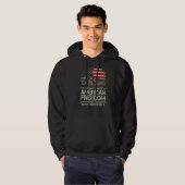 Gun USA Flag American Freedom Funny Government Wom Hoodie (Vorne ganz)